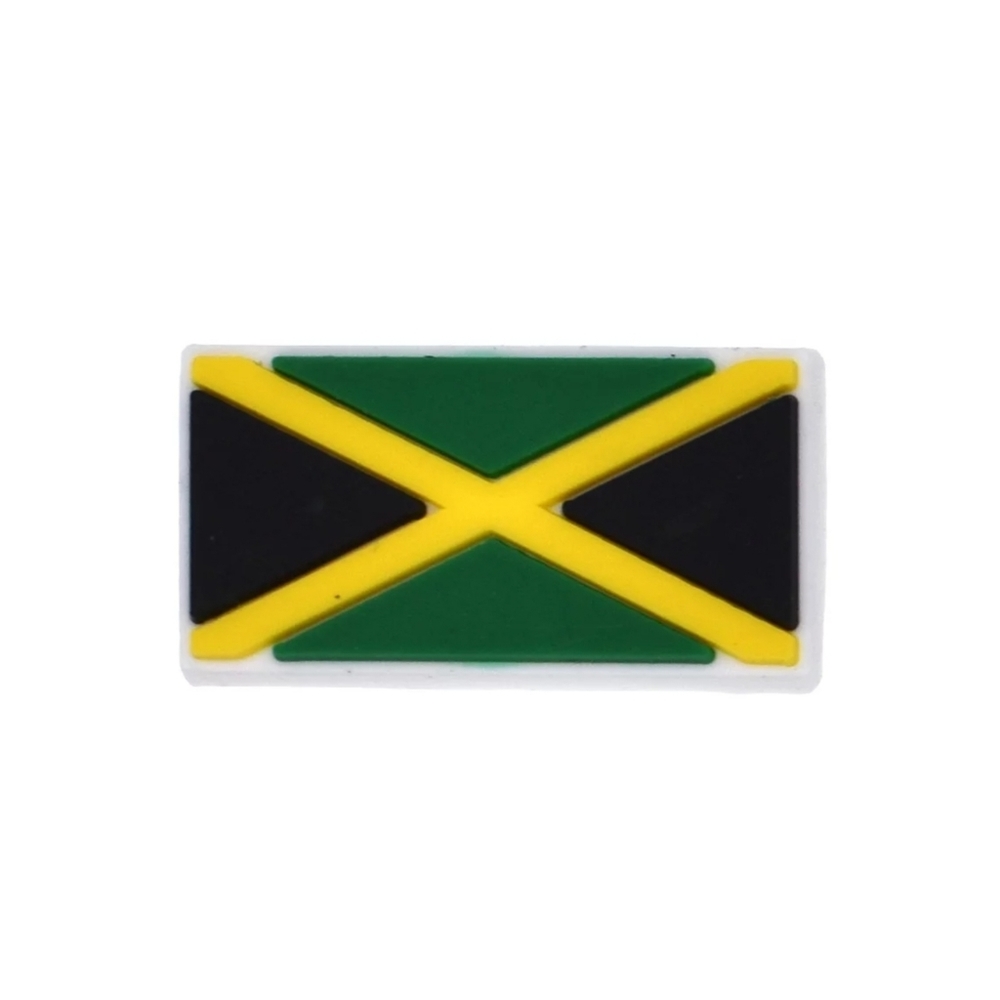 Jamaican Flag Croc Charm | Jamaica Jibbitz | Croc Access | Bracelet Charm